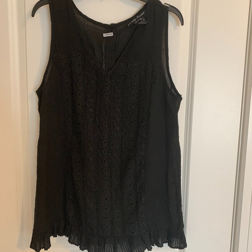 🔥 2/$22 🔥 V-neck Ruffled Tank Top